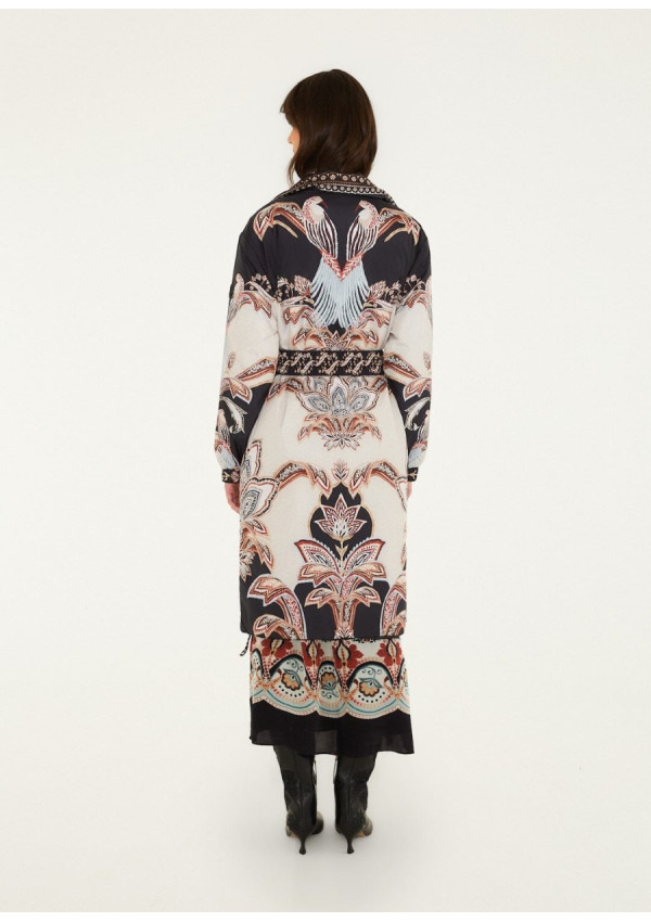 FARM RIO CHAQUETA PUFFER TAPESTRY REVERSIBLE
