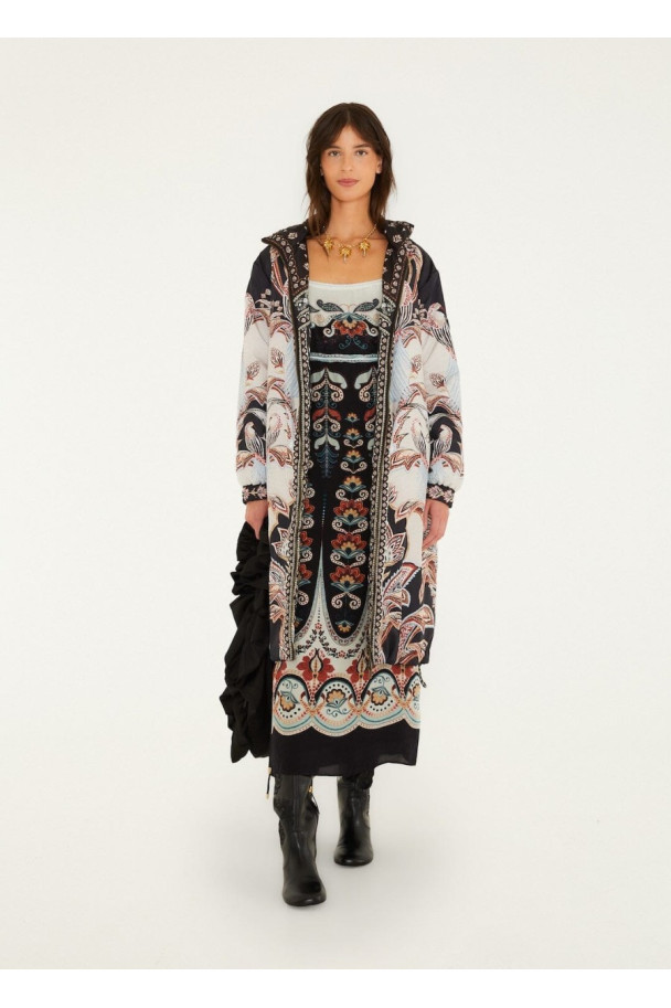 FARM RIO CHAQUETA PUFFER TAPESTRY REVERSIBLE