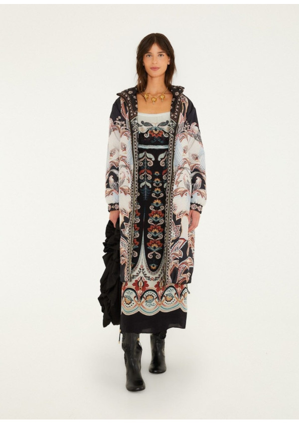 FARM RIO CHAQUETA PUFFER TAPESTRY REVERSIBLE