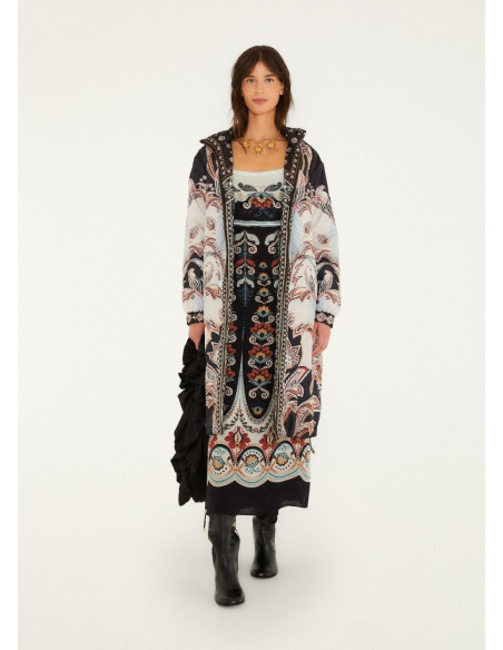 FARM RIO CHAQUETA PUFFER TAPESTRY REVERSIBLE