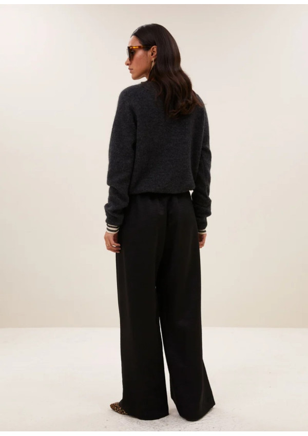 BY-BAR JERSEY POLLY DARK GREY