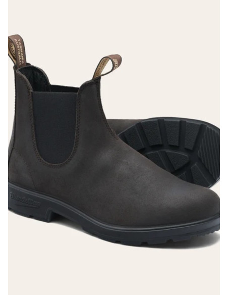 BLUNDSTONE BOTA CHELSEA DARK BROWN