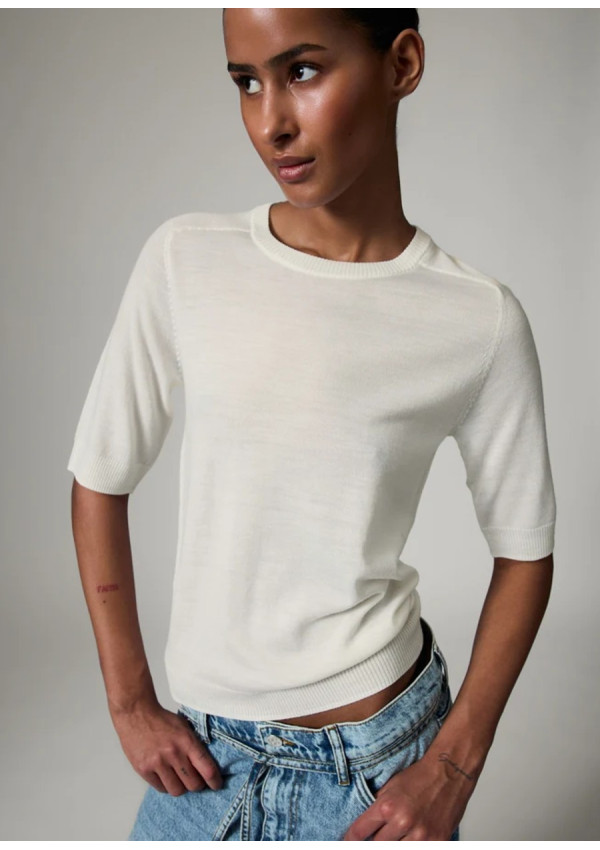DAY CAMISETA PUNTO CAROLINA ECRU