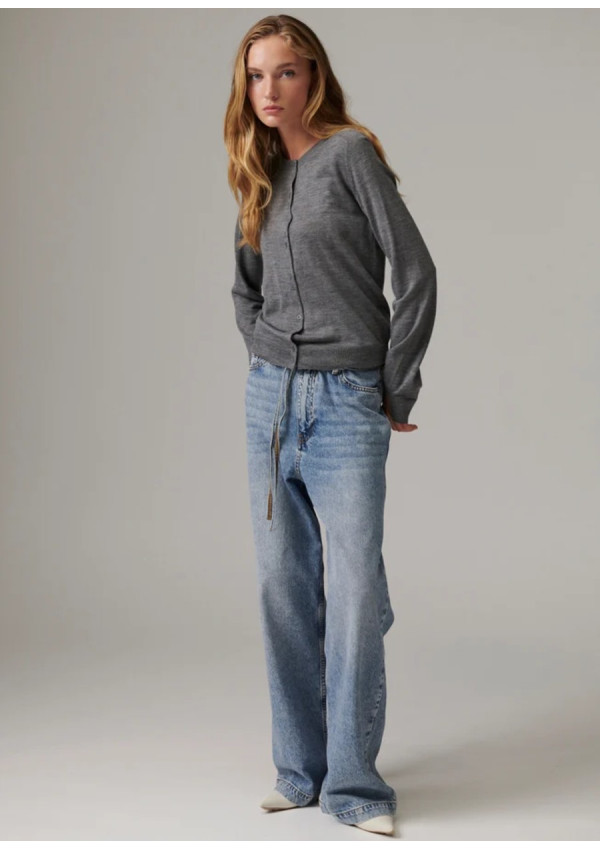 DAY CARDIGAN LUNA GRIS