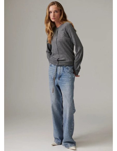DAY CARDIGAN LUNA GRIS