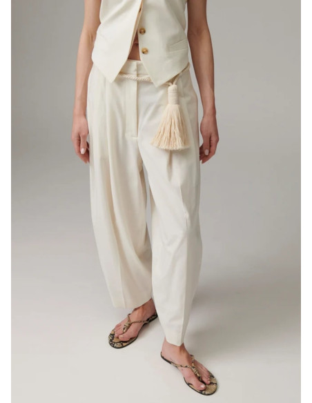 DAY PANTALON ENORA ECRU