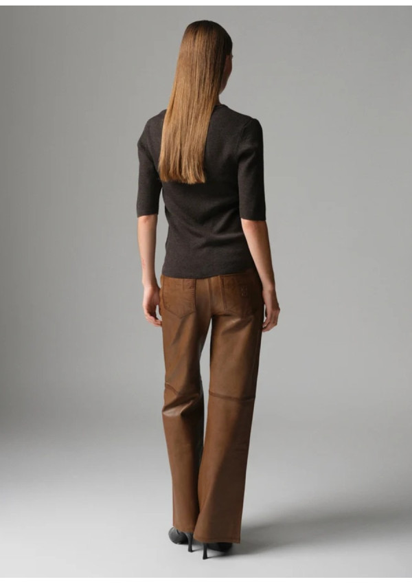 DAY PANTALON FLARO MARRON