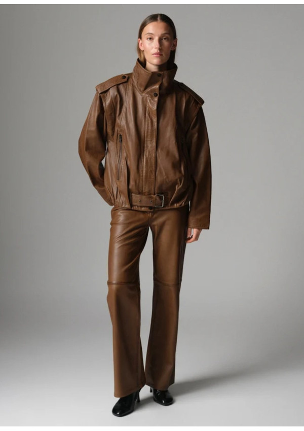 DAY PANTALON FLARO MARRON