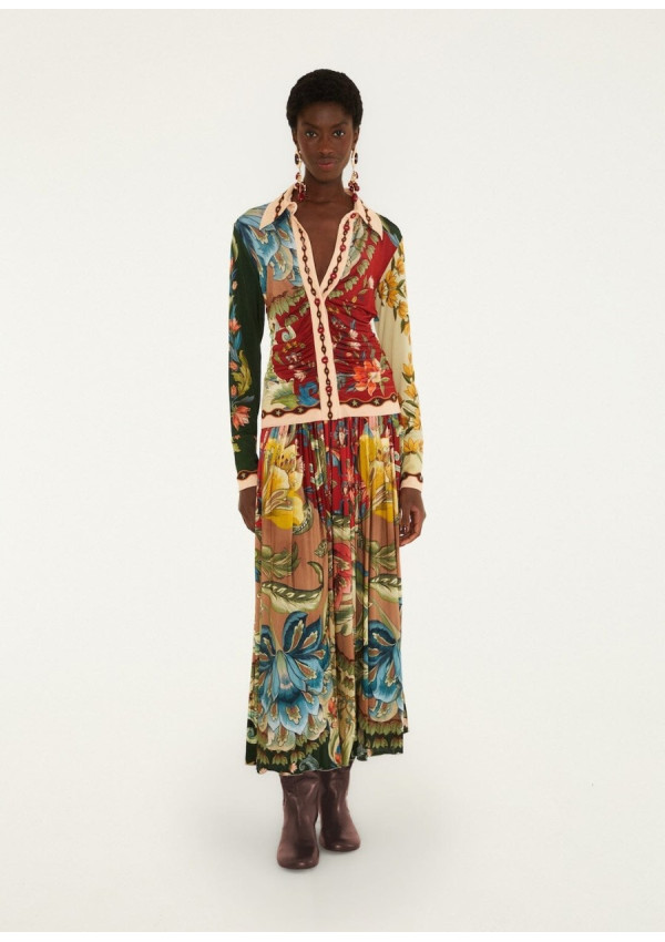 FARM RIO BLUSA LUNAR MULTICOLOR