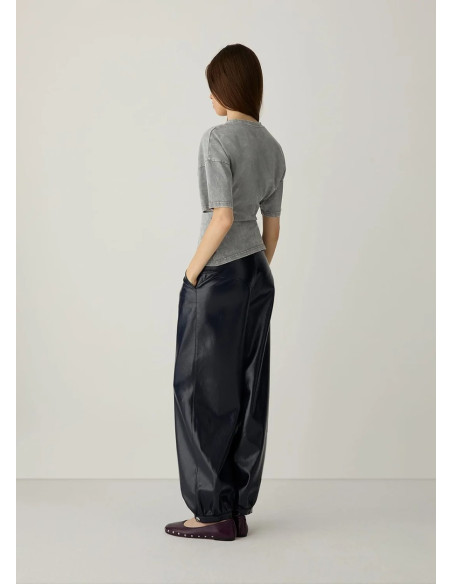 LAAGAM RILEY NAVY BALOON PANTS