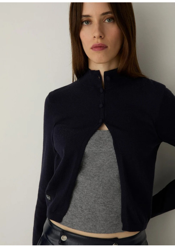 LAAGAM HALSEY NAVY CARDIGAN