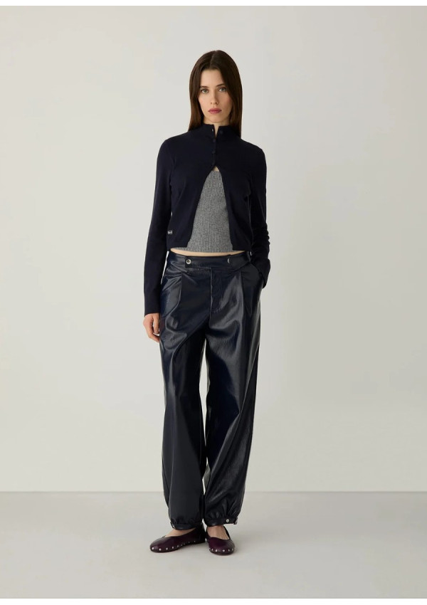 LAAGAM HALSEY NAVY CARDIGAN