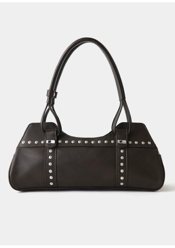 LAAGAM JANE BROWN LEATHER BAG