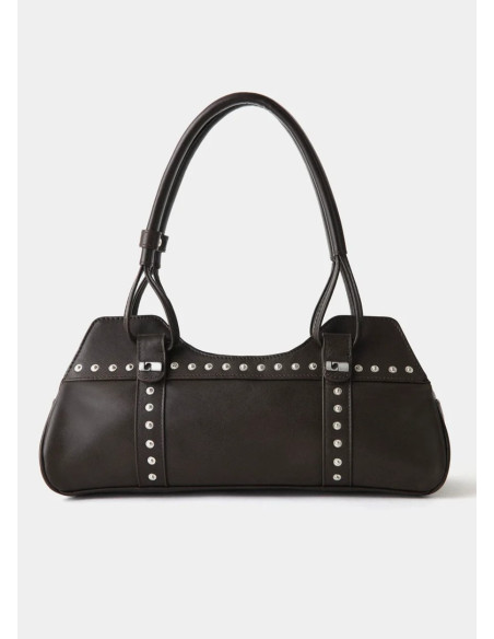 LAAGAM JANE BROWN LEATHER BAG