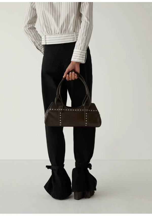 LAAGAM JANE BROWN LEATHER BAG