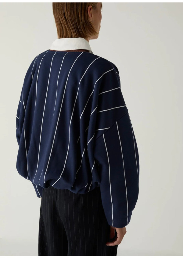 LAAGAM KELLY NAVY STRIPPED SWEATSHIRT