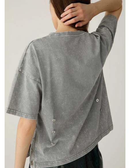 LAAGAM NAEVA GREY T-SHIRT