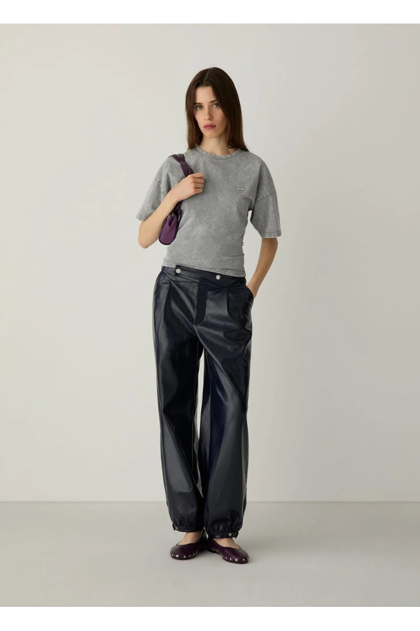LAAGAM NAEVA GREY T-SHIRT