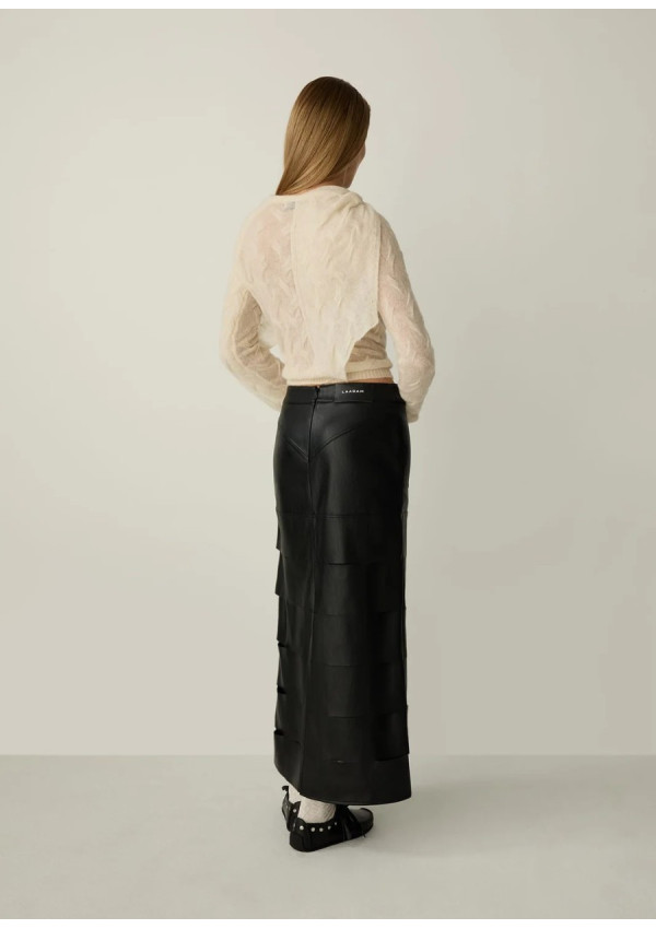 LAAGAM PARKER ECRU TEXTURED KNIT