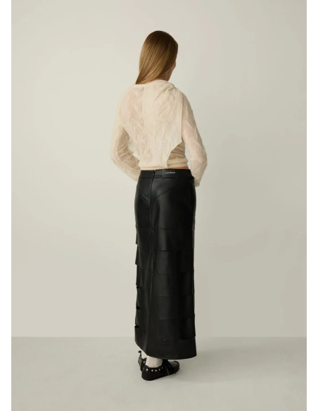 LAAGAM PARKER ECRU TEXTURED KNIT