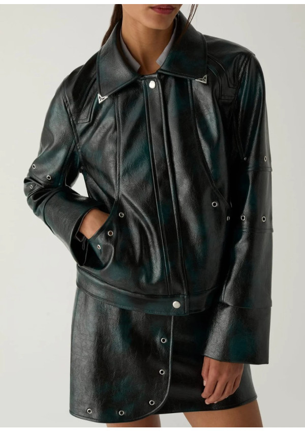 LAAGAM THEA GREEN JACKET