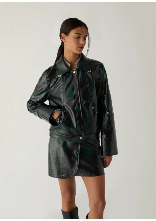 LAAGAM THEA GREEN JACKET