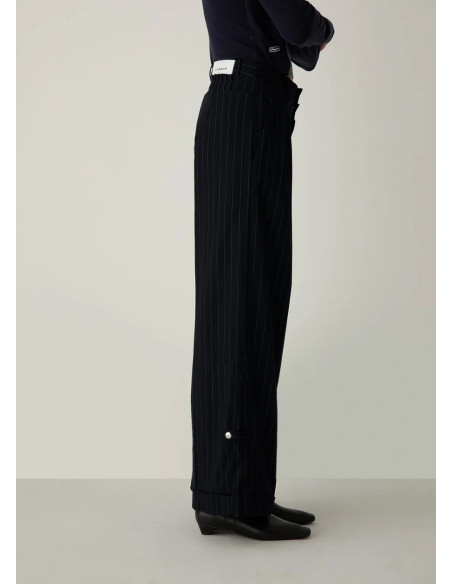 LAAGAM STELLA NAVY BLUE PANTS