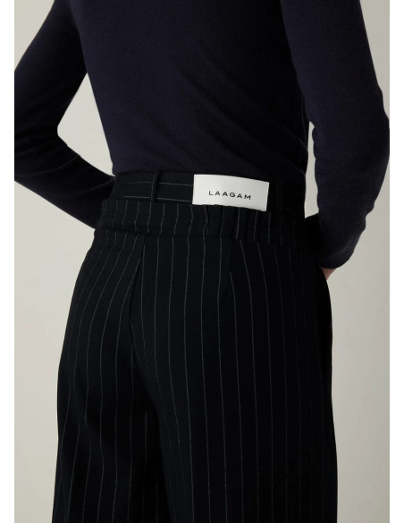 LAAGAM STELLA NAVY BLUE PANTS