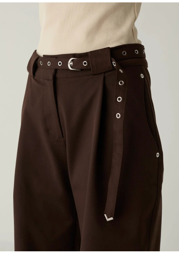 LAAGAM VALEA BROWN PANTS