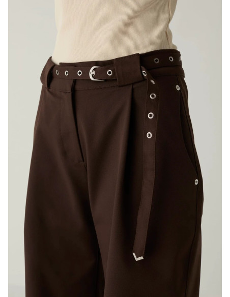 LAAGAM VALEA BROWN PANTS