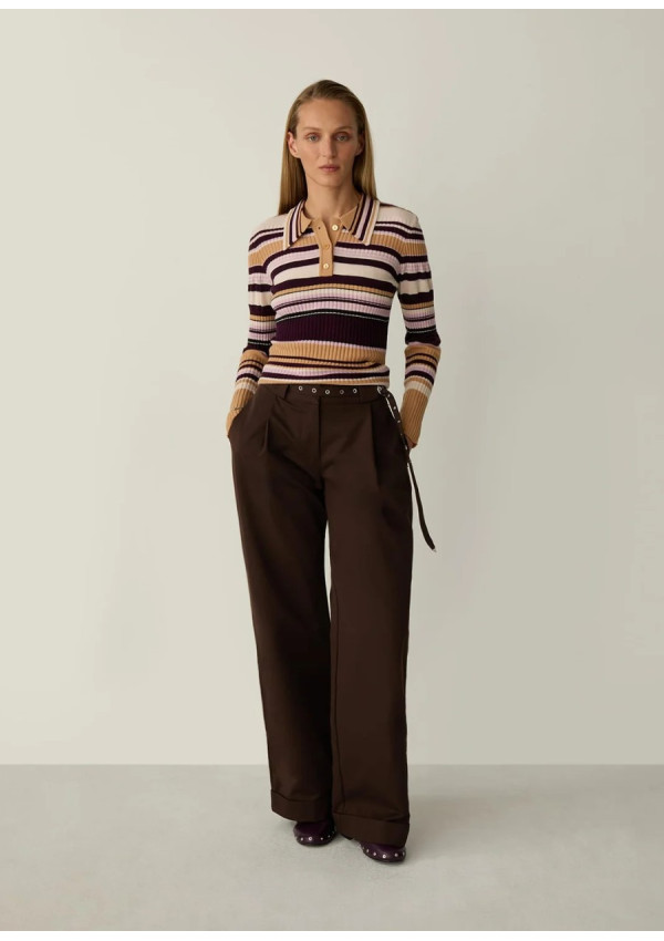 LAAGAM VALEA BROWN PANTS