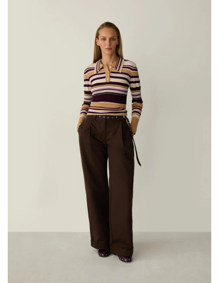 LAAGAM VALEA BROWN PANTS