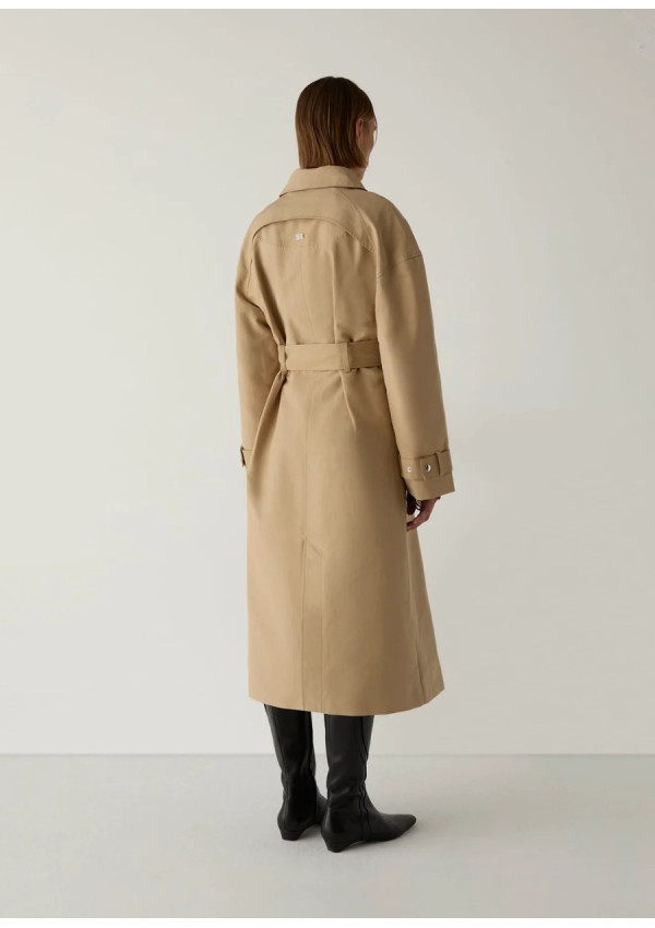 LAAGAM ANTWERP CAMEL TRENCH