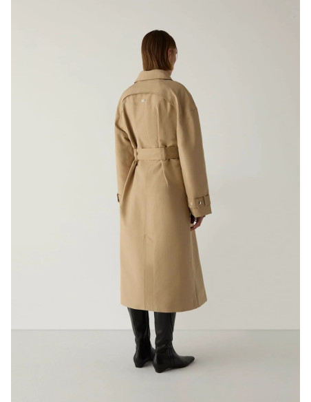 LAAGAM ANTWERP CAMEL TRENCH