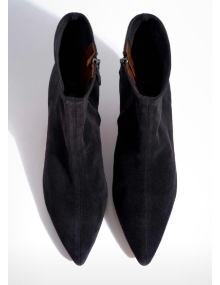 ANONYMOUS BOTAS HANNY 50 KITTEN BLACK SUEDE
