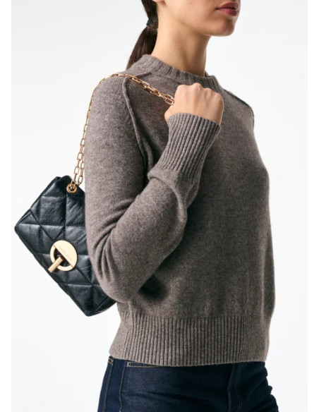 VANESSA BRUNO BOLSO MOON MOYEN NOIR