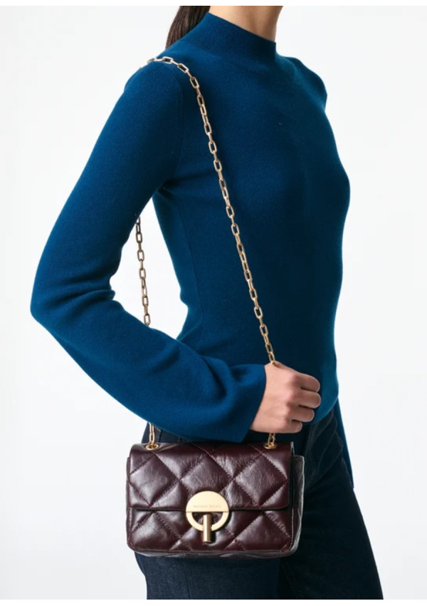 VANESSA BRUNO BOLSO MOON MOYEN CHOCOLAT