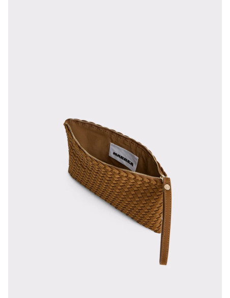 MY MARREA CLUTCH CARAMEL CAFE