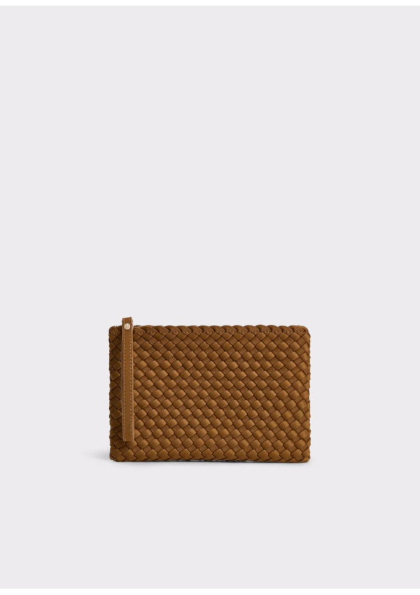 MY MARREA CLUTCH CARAMEL CAFE