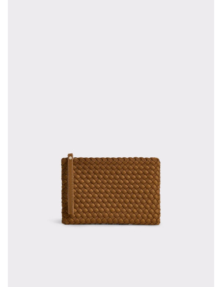 MY MARREA CLUTCH CARAMEL CAFE