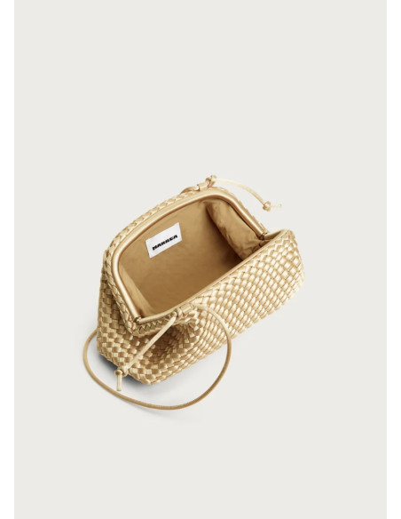 MY MARREA PUCH CHAMPAGNE SATIN GOLD
