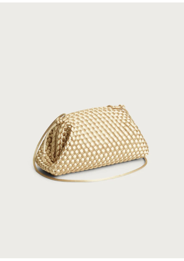 MY MARREA PUCH CHAMPAGNE SATIN GOLD