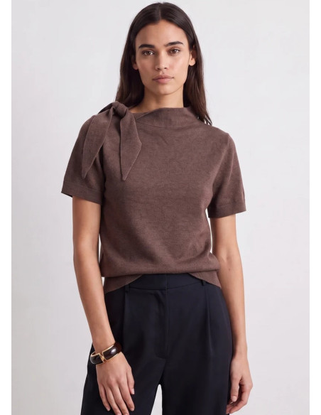 ARTLOVE PULL FLEANE MARRON