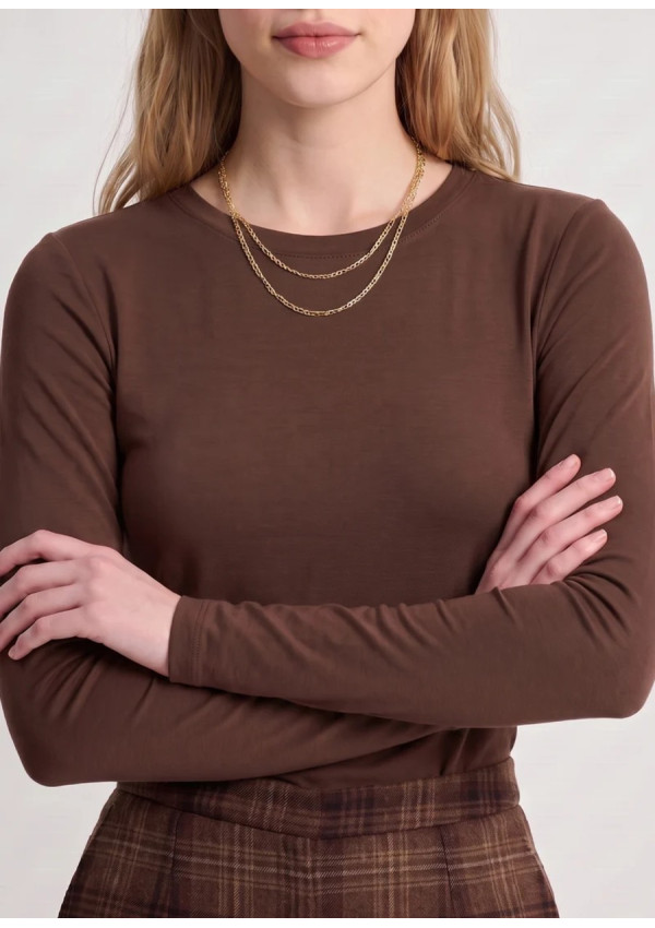 ARTLOVE CAMISETA MIRELINE MARRON
