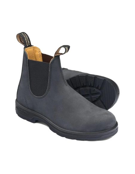 BLUNDSTONE BOTA CHELSEA RUSTIC NEGRA
