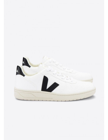 VEJA V10 CWL WHITE BLACK