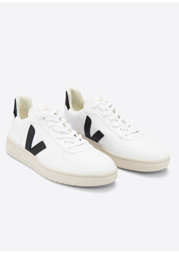 VEJA V10 CWL WHITE BLACK