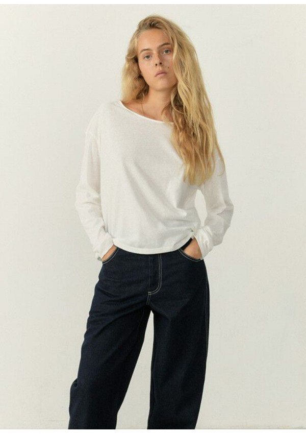 AMERICAN VINTAGE CAMISETA  AKSUN BLANCA