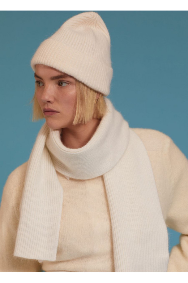 LE BONNET GORRO DE LANA BLANCO