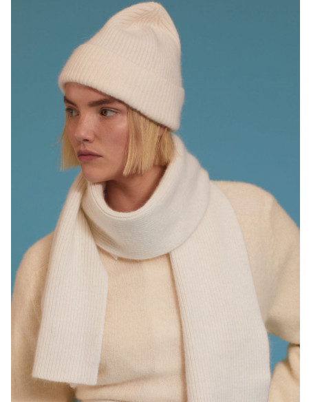 LE BONNET GORRO DE LANA BLANCO